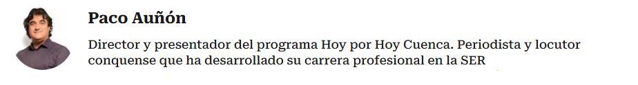 Paco Aunon-HoyxHoy Cadena ser Cuenca